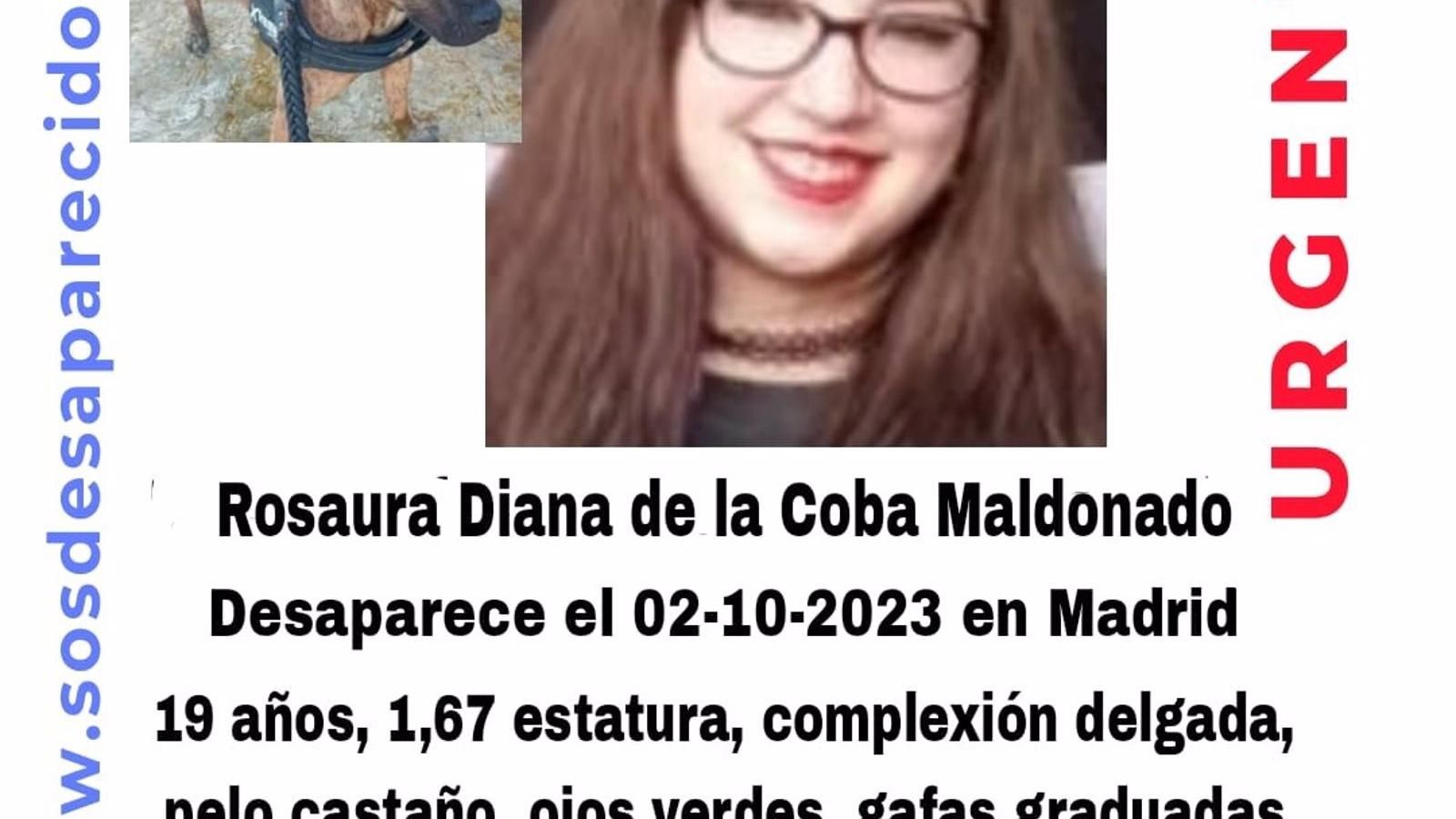 La joven desaparecida en Madrid aparece en perfectas condiciones