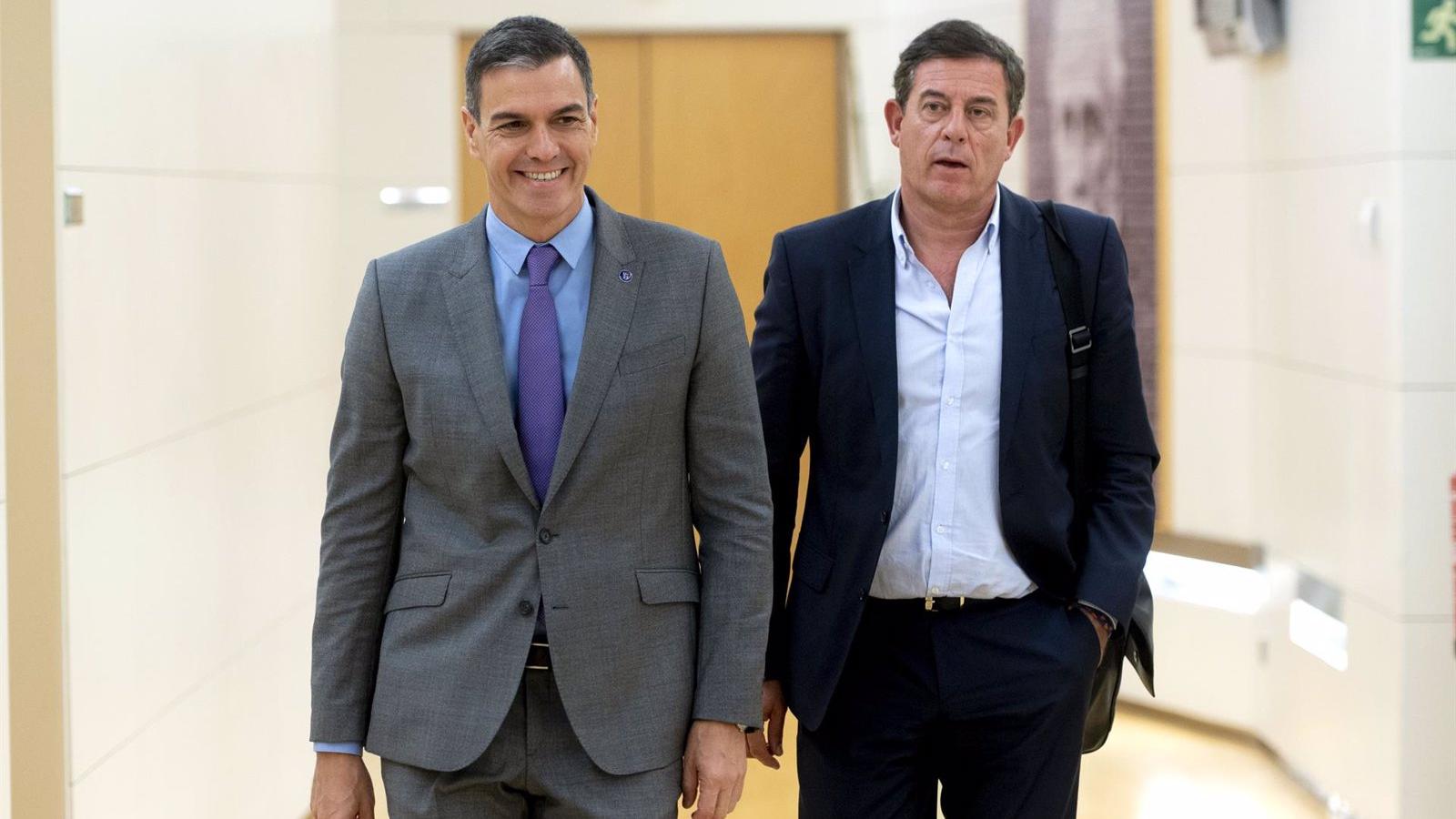 El PSOE justifica la foto de Sánchez con Bildu porque responde al mandato del 23J