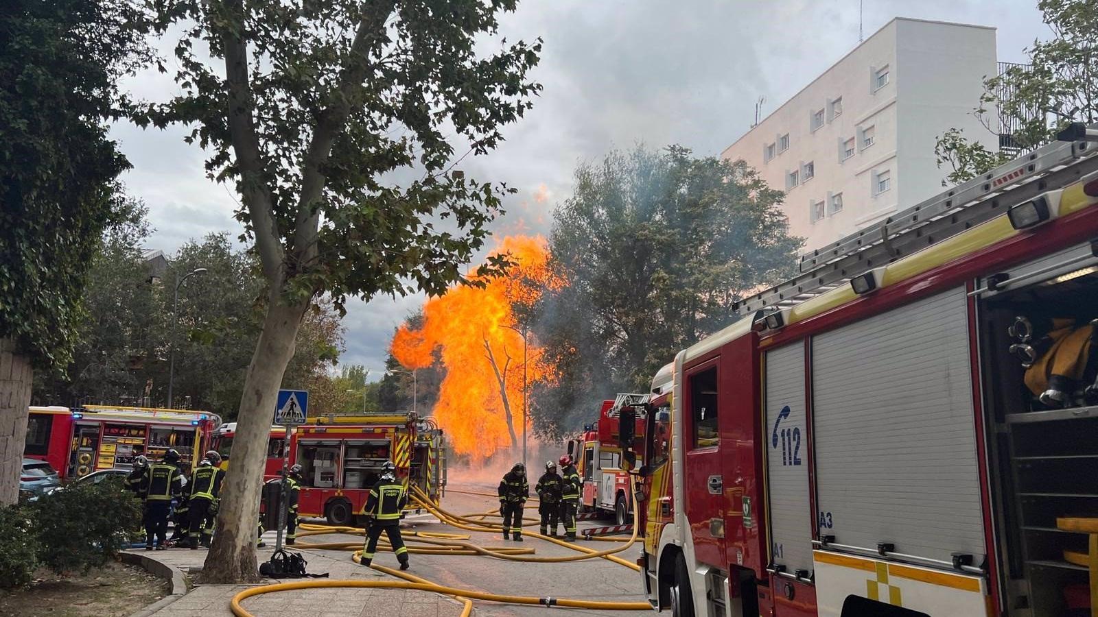 Una explosión de gas obliga a evacuar el Colegio Mayor Virgen de África en CIU