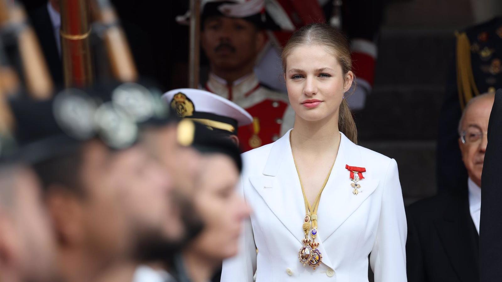 La Princesa de Asturias se compromete a servir "con respeto y lealtad"