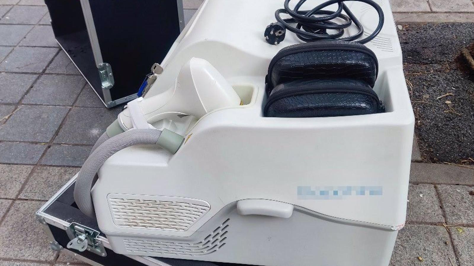 Detenidas tras intentar vender una máquina de depilación láser robada valorada en más de 20.000 euros