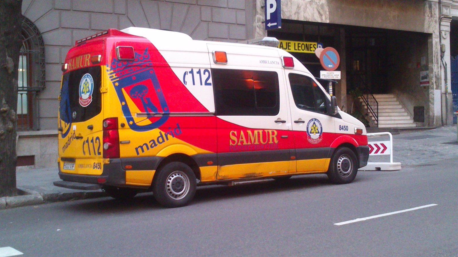 Herido un motorista tras chocar con un turismo en la M-30 a la altura de Arganzuela