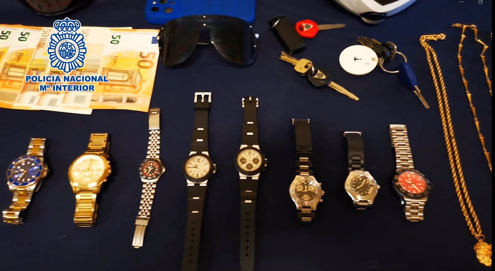Desarticulada una banda especializada en el robo de relojes de lujo en barrios acomodados de Madrid