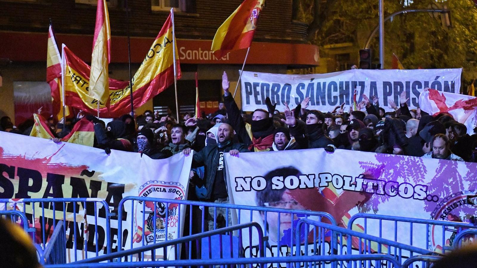 En libertad cinco detenidos por los disturbios durante una de las concentraciones en Ferraz