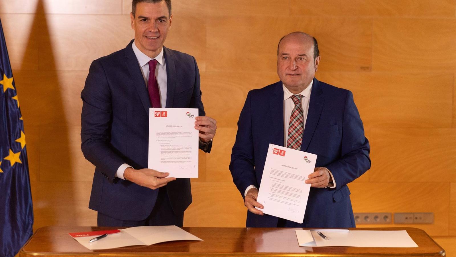 El PSOE cede al PNV el traspaso de la gestión económica de la Seguridad Social