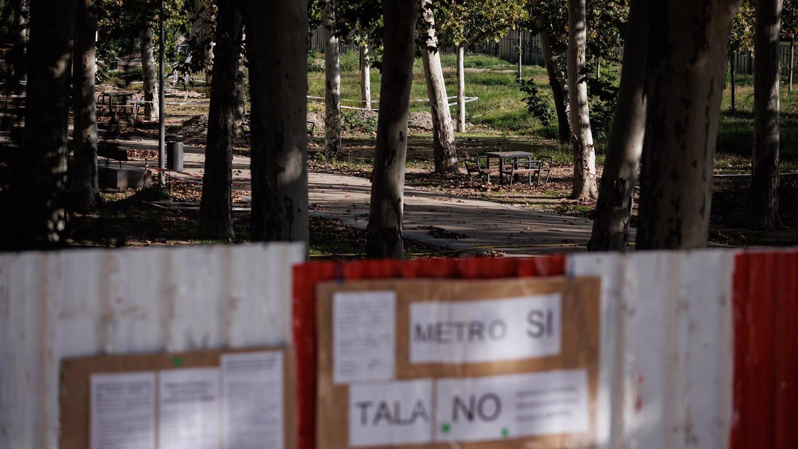 Luz verde a la declaración ambiental de la L11 de Metro, con 879 árboles afectados, un 36% menos