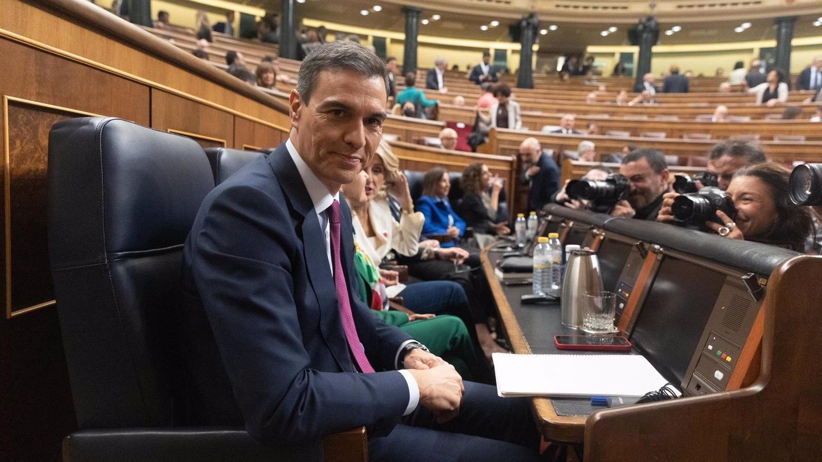 Pedro Sánchez, investido presidente del Gobierno con los votos de Bildu y los separatistas