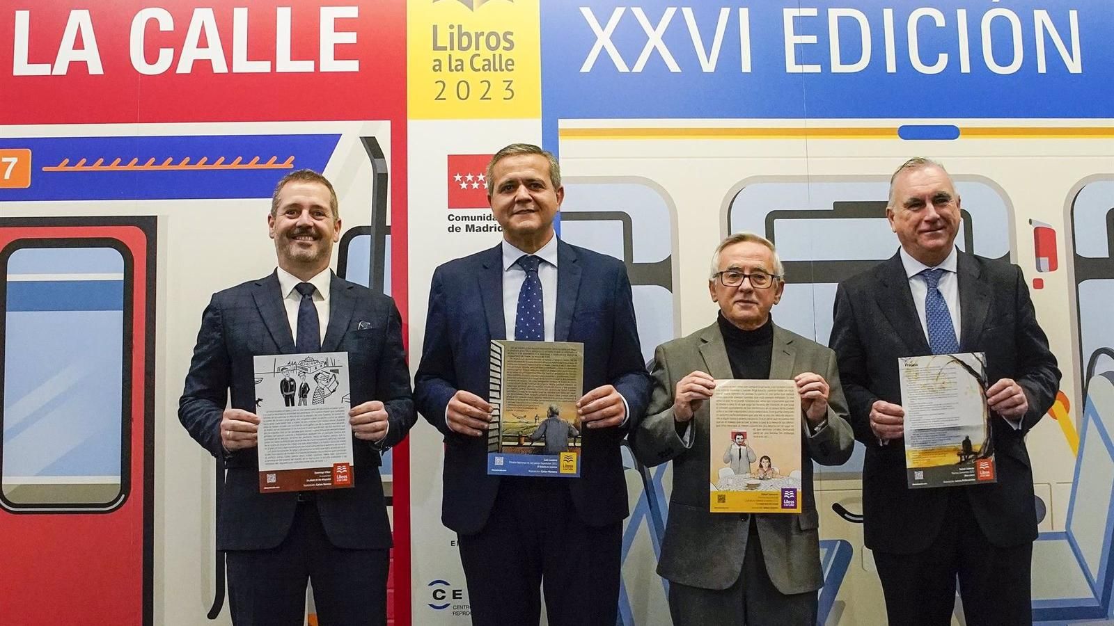 La literatura vuelve al transporte público de Madrid con la XXVI edición de Libros a la Calle