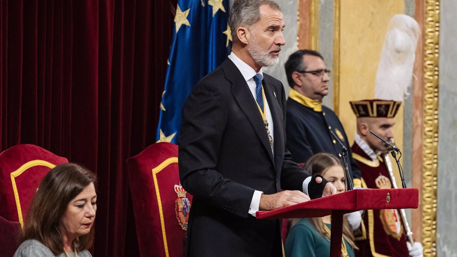 El Rey defiende la nación española y avisa que reivindicar la Constitución no es