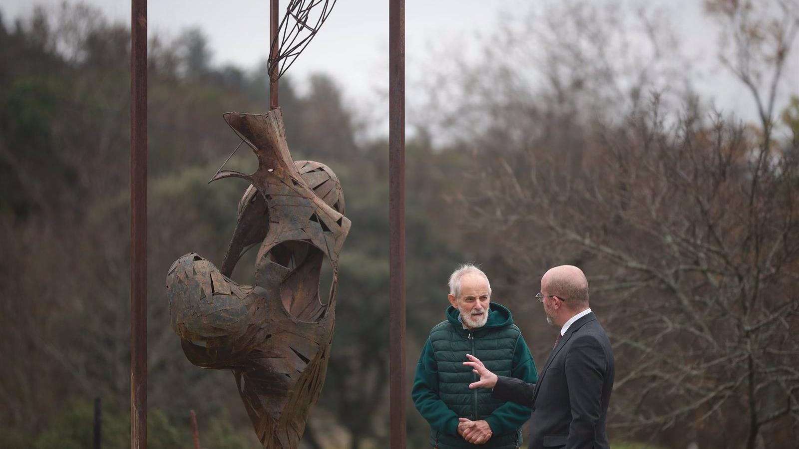 El escultor Luis Berrutti repasa su obra para la campaña #TalentosdeMadrid