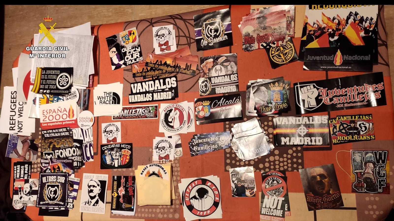 Detenidos los líderes de una asociación ilícita paramilitar de ideología nazi