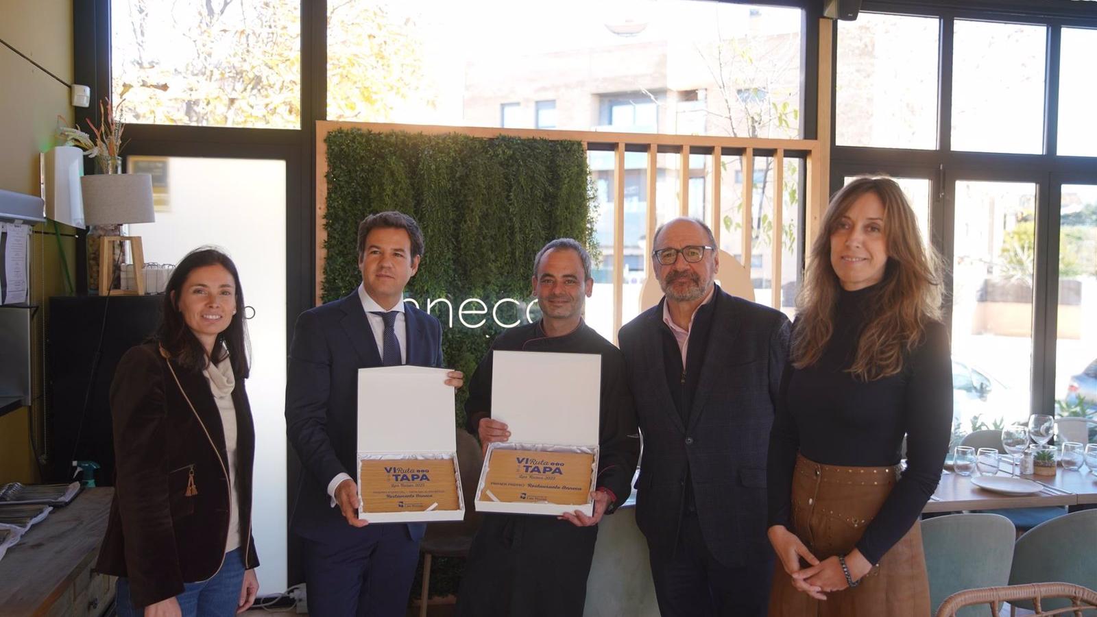 El restaurante Onecca gana la VI Ruta de la Tapa con 'Océano Las Rozas'
