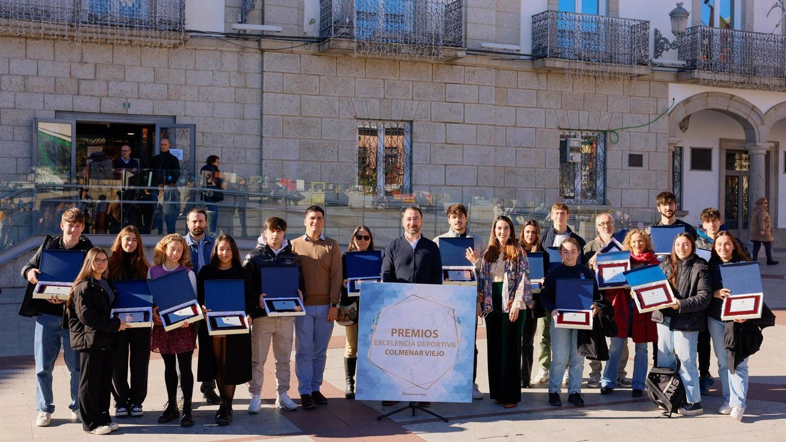 Colmenar premia a 23 deportistas locales en los VIII Premios a la Excelencia Deportiva