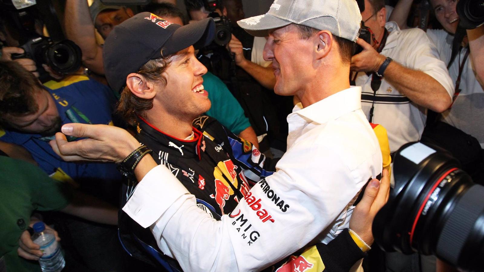 Vettel: "Cada época tiene sus héroes y Michael Schumacher fue el de mi generación"