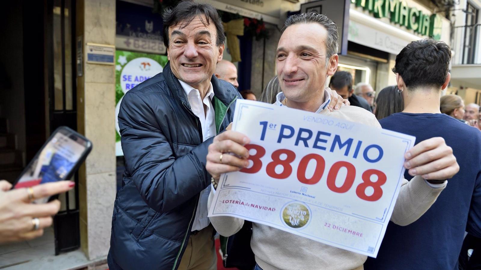 Loterías ya ha pagado más de 318 millones en premios del sorteo de Navidad