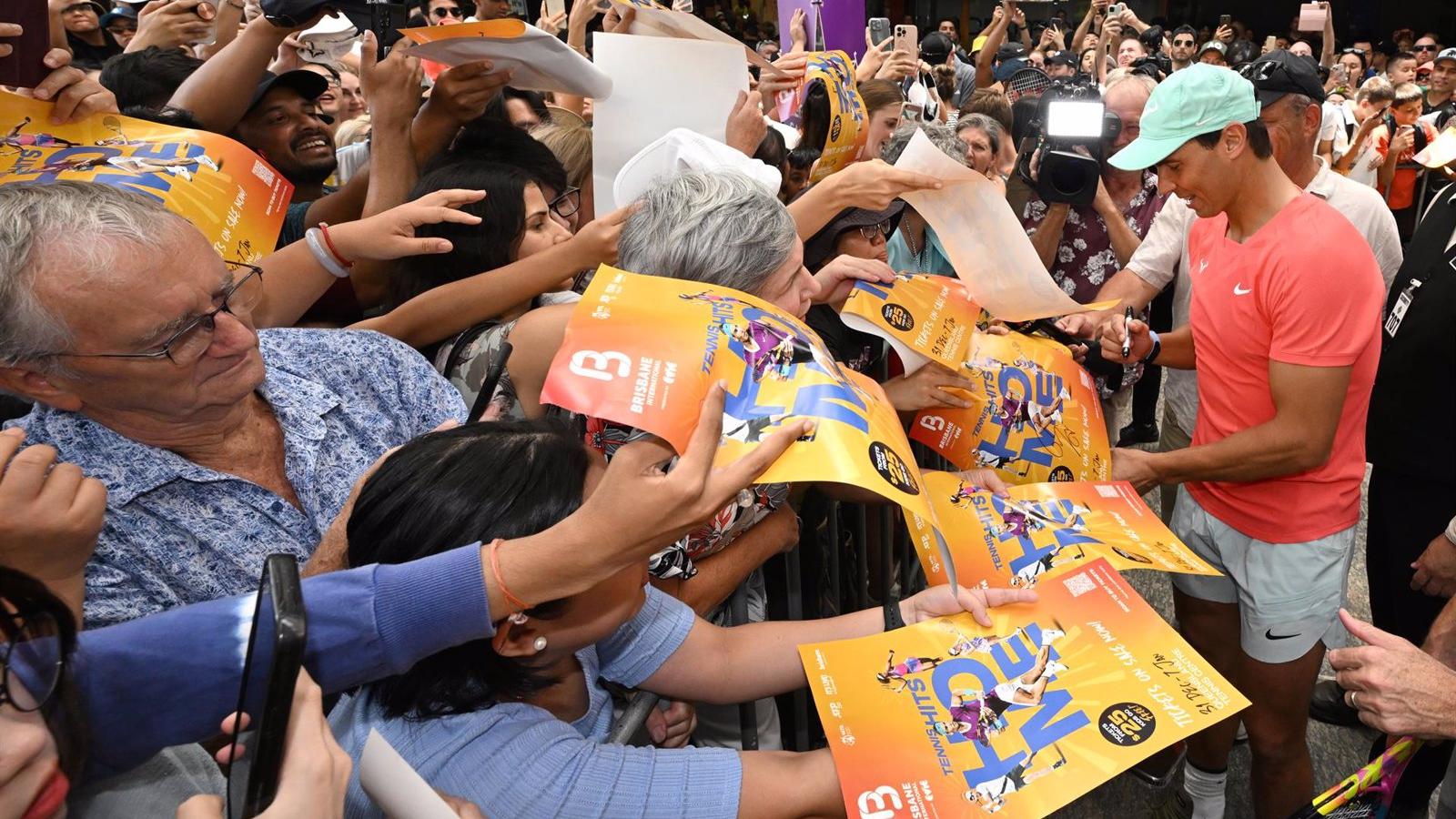 Rafa Nadal: "Sólo espero sentirme competitivo, estar en Brisbane es una victoria"