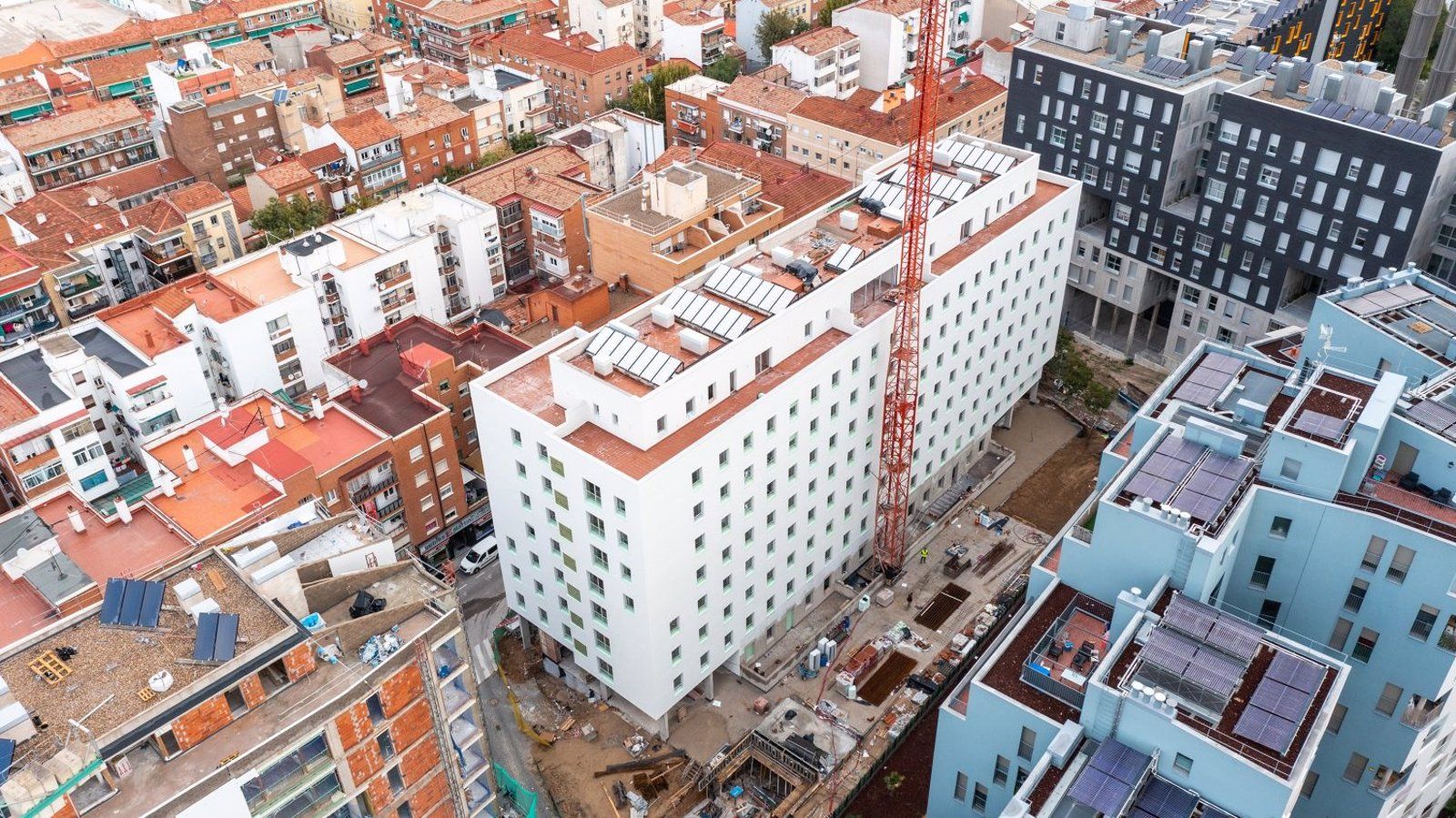 Finaliza la construcción de 77 viviendas en el ecobarrio de Puente de Vallecas