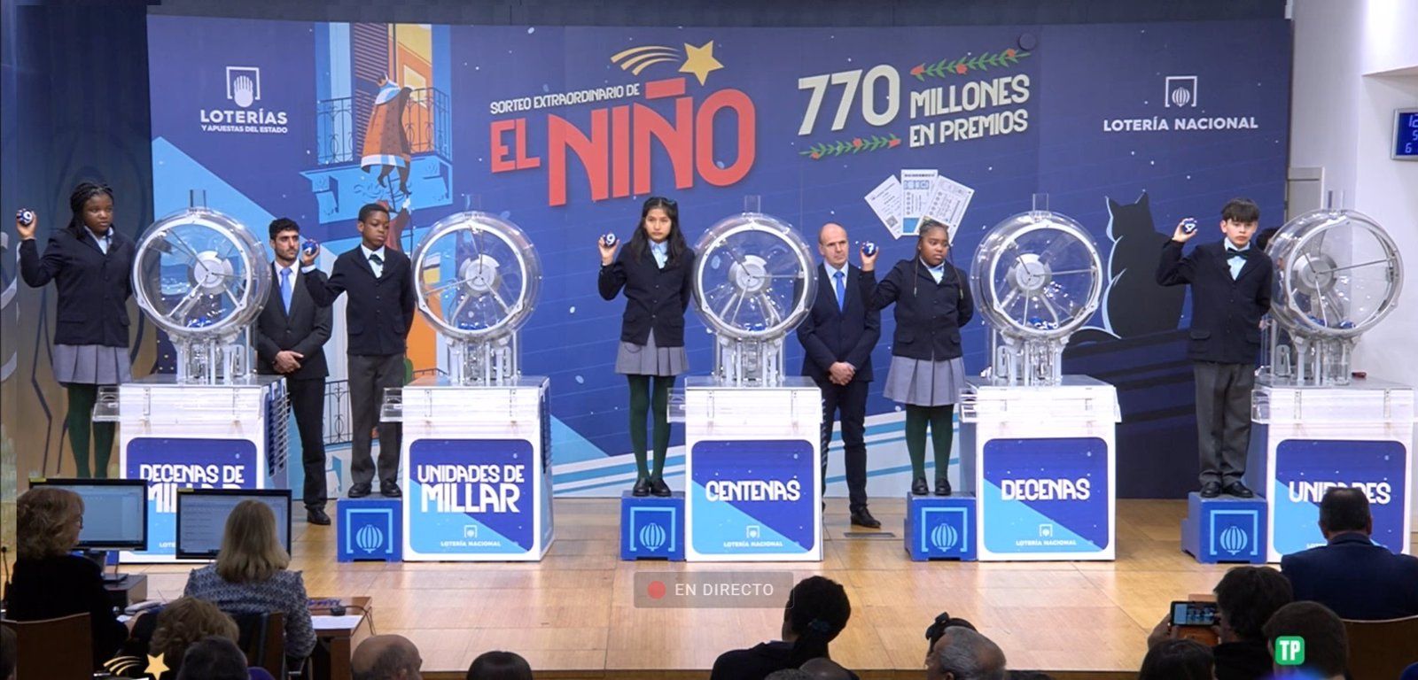 El primer premio de 'El Niño', el 94.974, vendido en Madrid y otras ocho localidades de la región