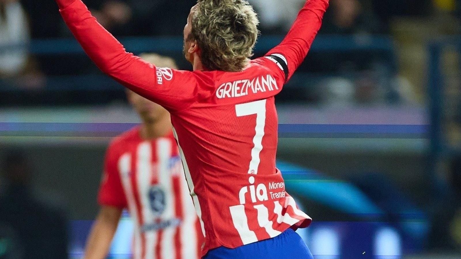 Griezmann, máximo goleador de la historia del Atlético de Madrid