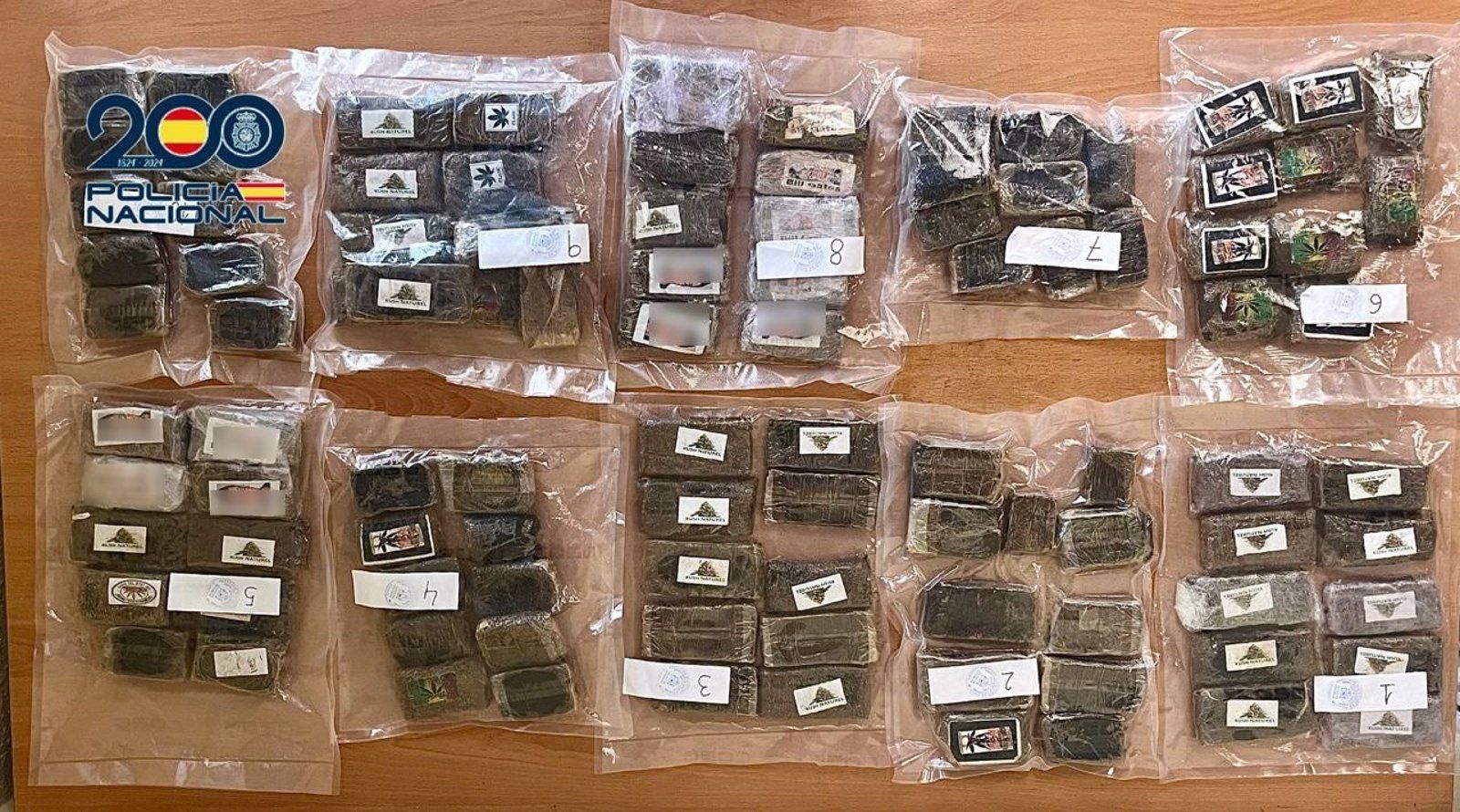  Detenido un joven en la estación de Atocha que pretendía viajar a Alemania con diez kilos de hachís en la maleta