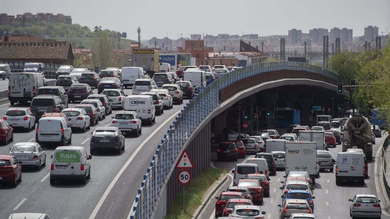 Renovación del alumbrado de refuerzo en los accesos a los túneles de la M-30