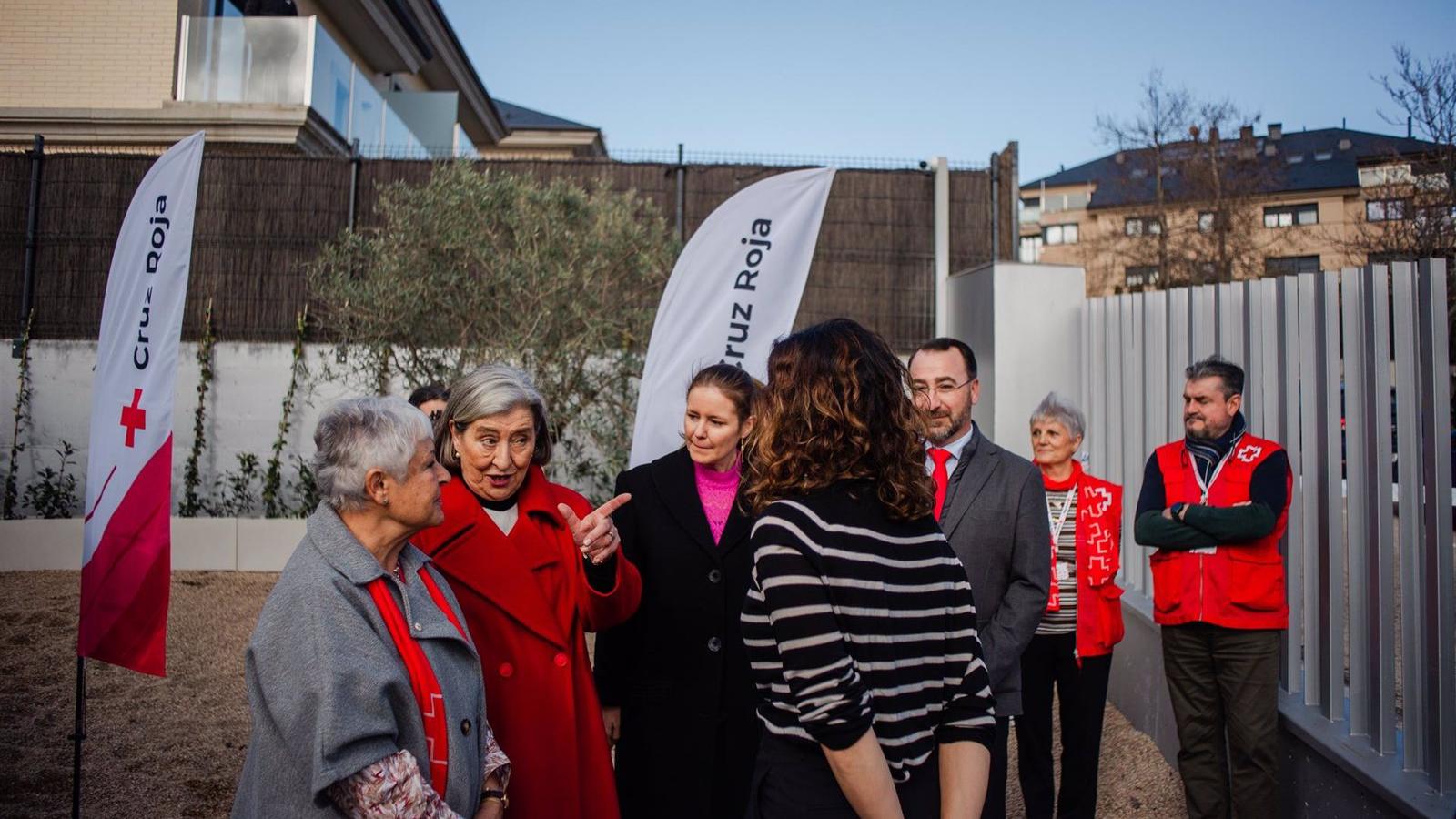 Díaz Ayuso inaugura la nueva sede de Cruz Roja en Colmenar Viejo