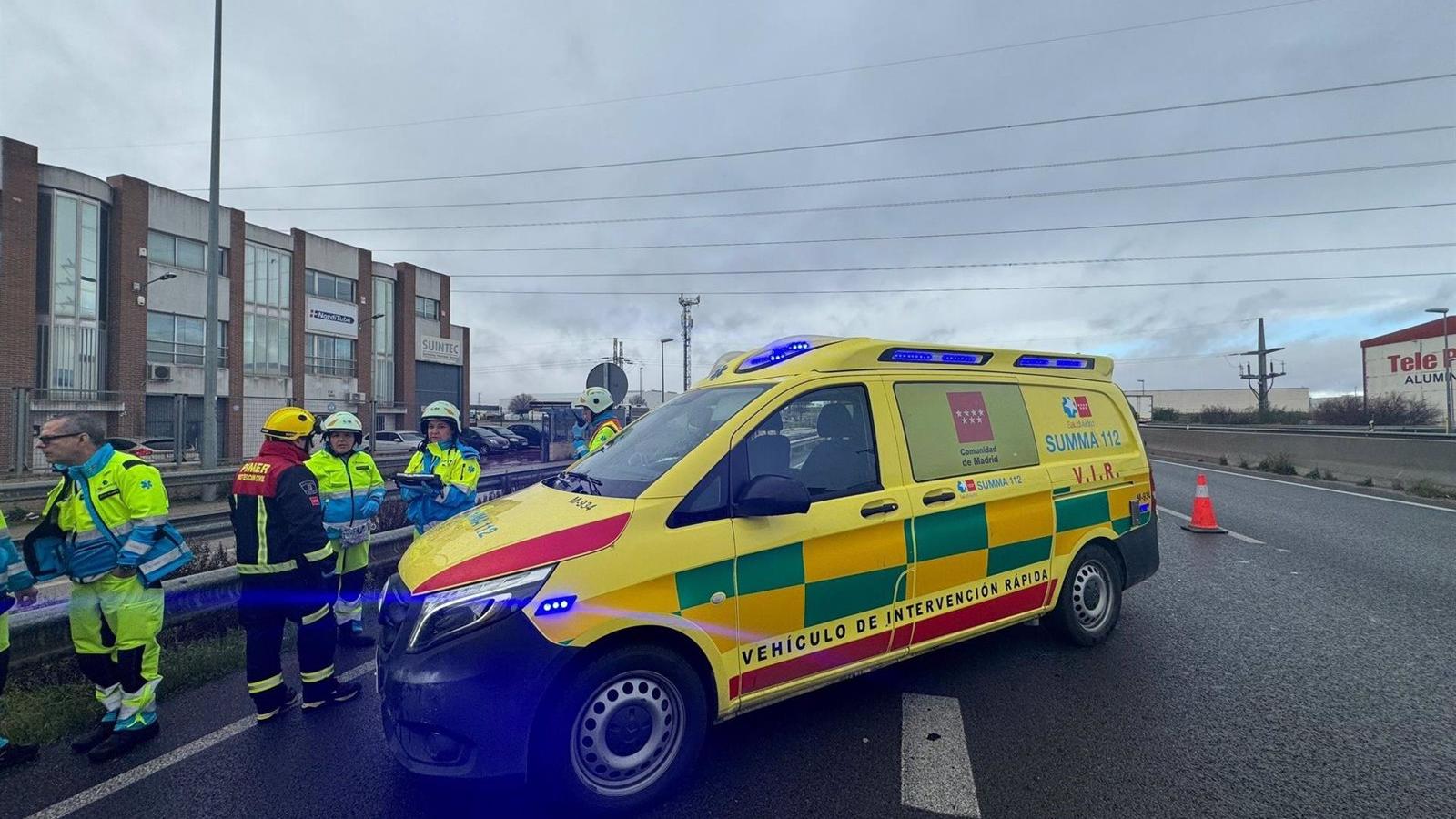  Muere un ciclista de 76 años en un accidente con un camión en la M-506