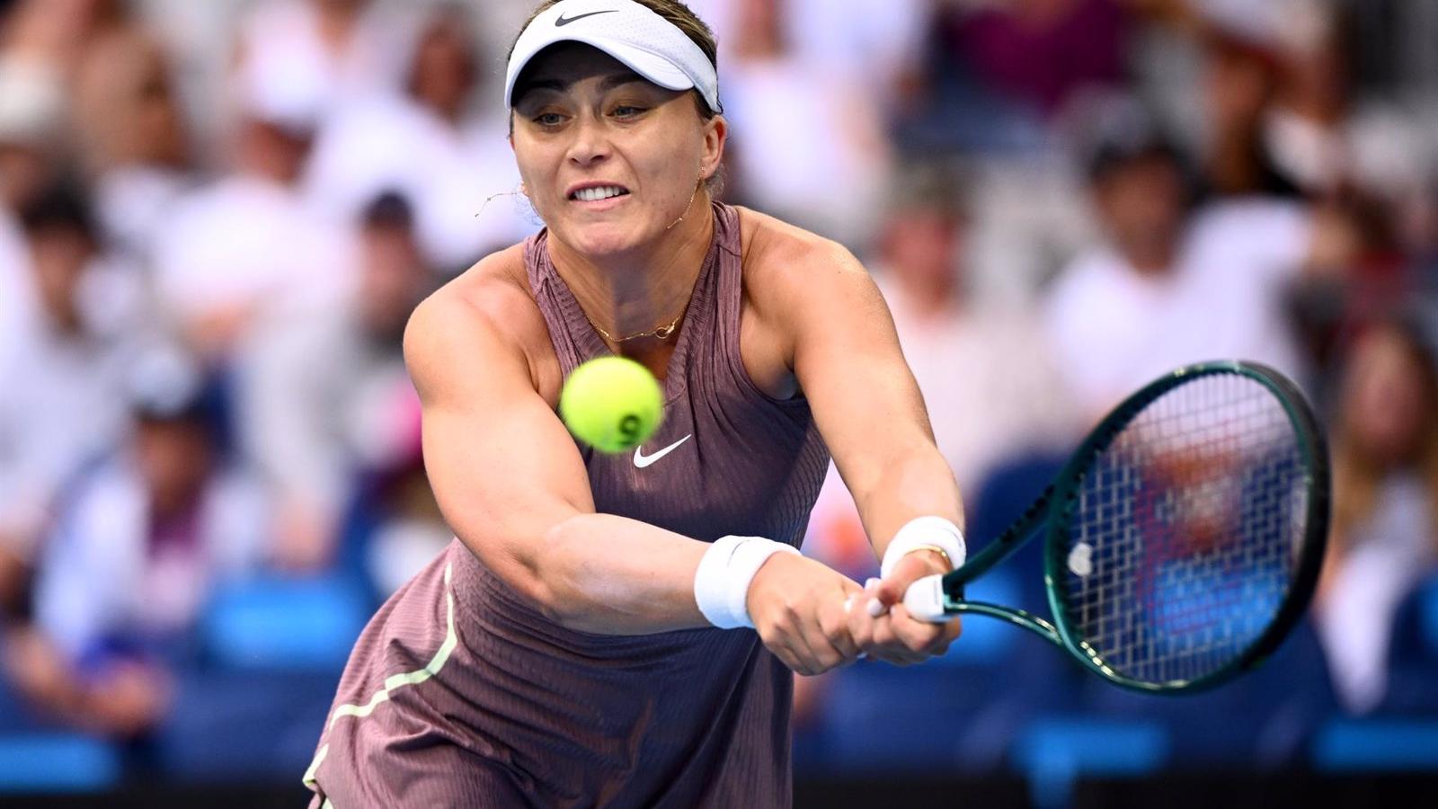 La española Paula Badosa cae eliminada ante la estadounidense Anisimova en el Abierto de Australia