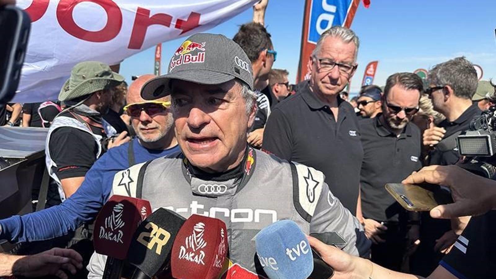 Carlos Sainz: "Estoy muy contento por ganar con este Audi tan especial y complicado"