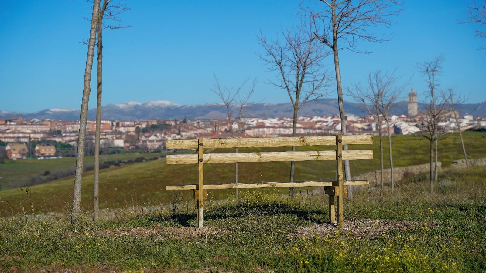 Avanzan las obras de Arco Verde a su paso por Colmenar con plantaciones y nuevas áreas de descanso