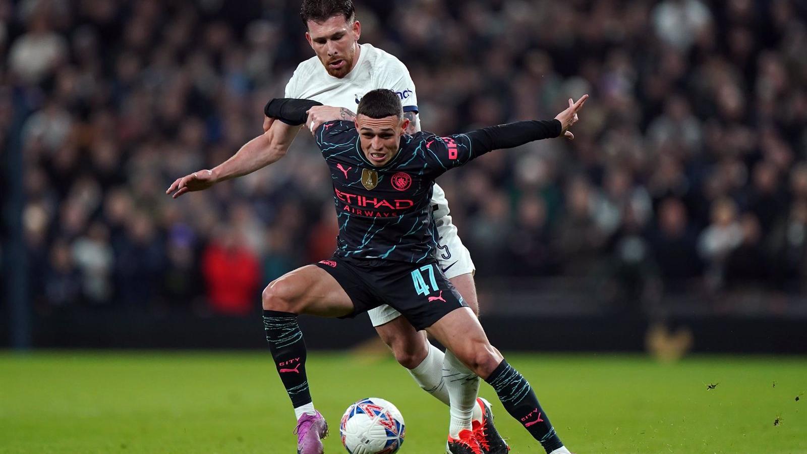  El Manchester City bate al Tottenham y avanza a octavos de la FA Cup