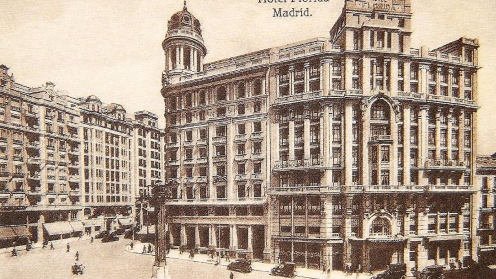 Madrid recuerda a su Hotel Florida, cuando cumpliría cien años, 'casa' de Hemingway, Neruda o Alberti
