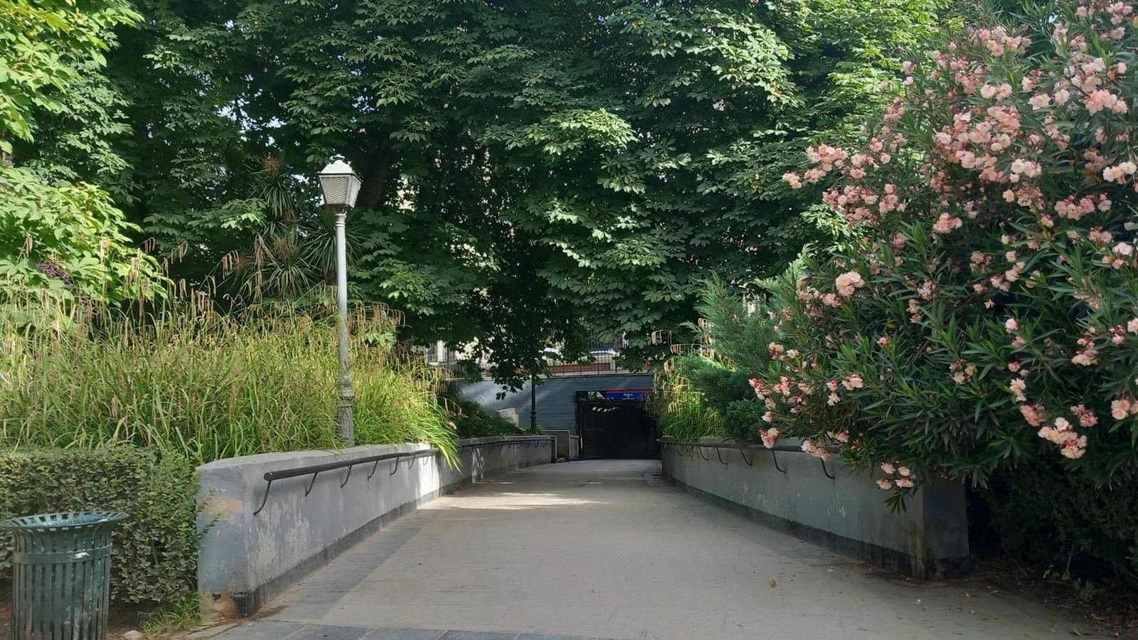 Renovación del pasaje subterráneo de Lagasca a El Retiro en Madrid