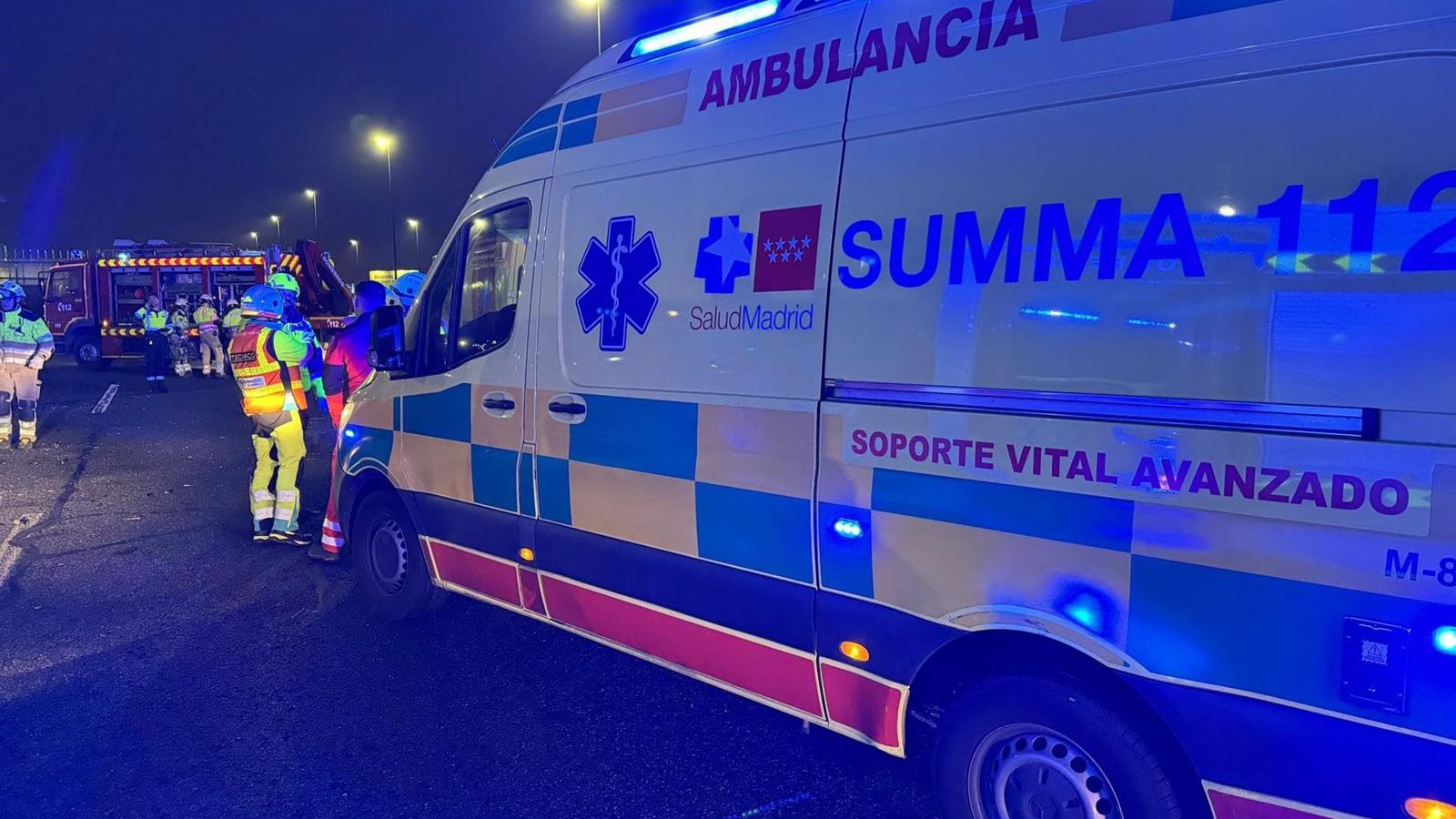 Heridos de gravedad un hombre y una mujer en la colisión de dos vehículos en la A-5