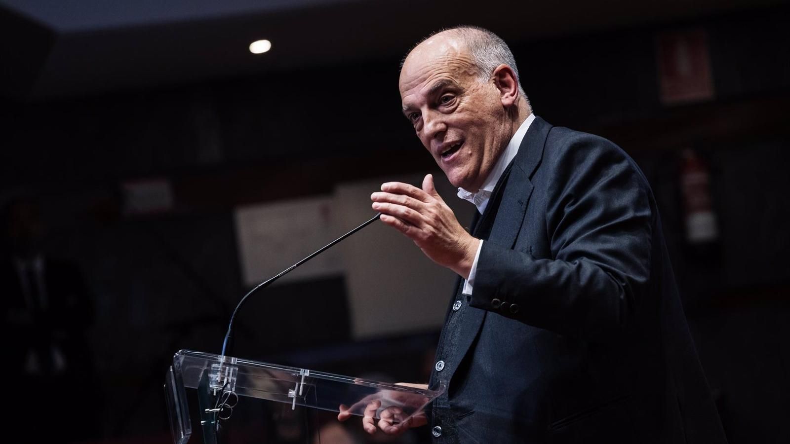 Javier Tebas: "Cada día que pasa sube el porcentaje del fichaje de Mbappé por el Real Madrid"