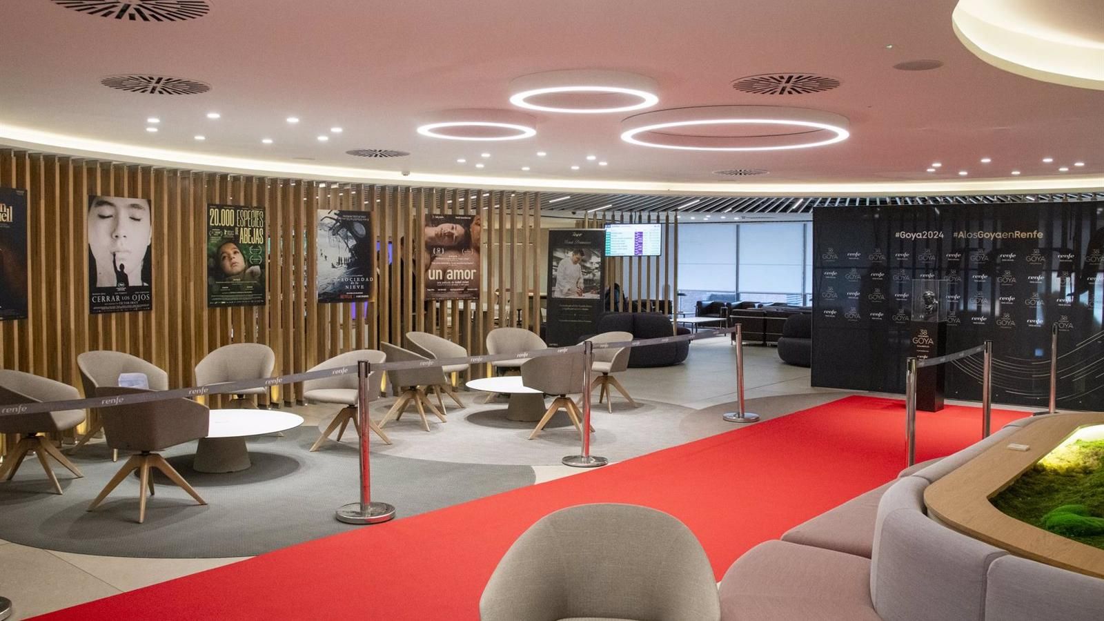 Académicos y nominados de los Goya parten a Valladolid desde Atocha en un dispositivo especial de Renfe