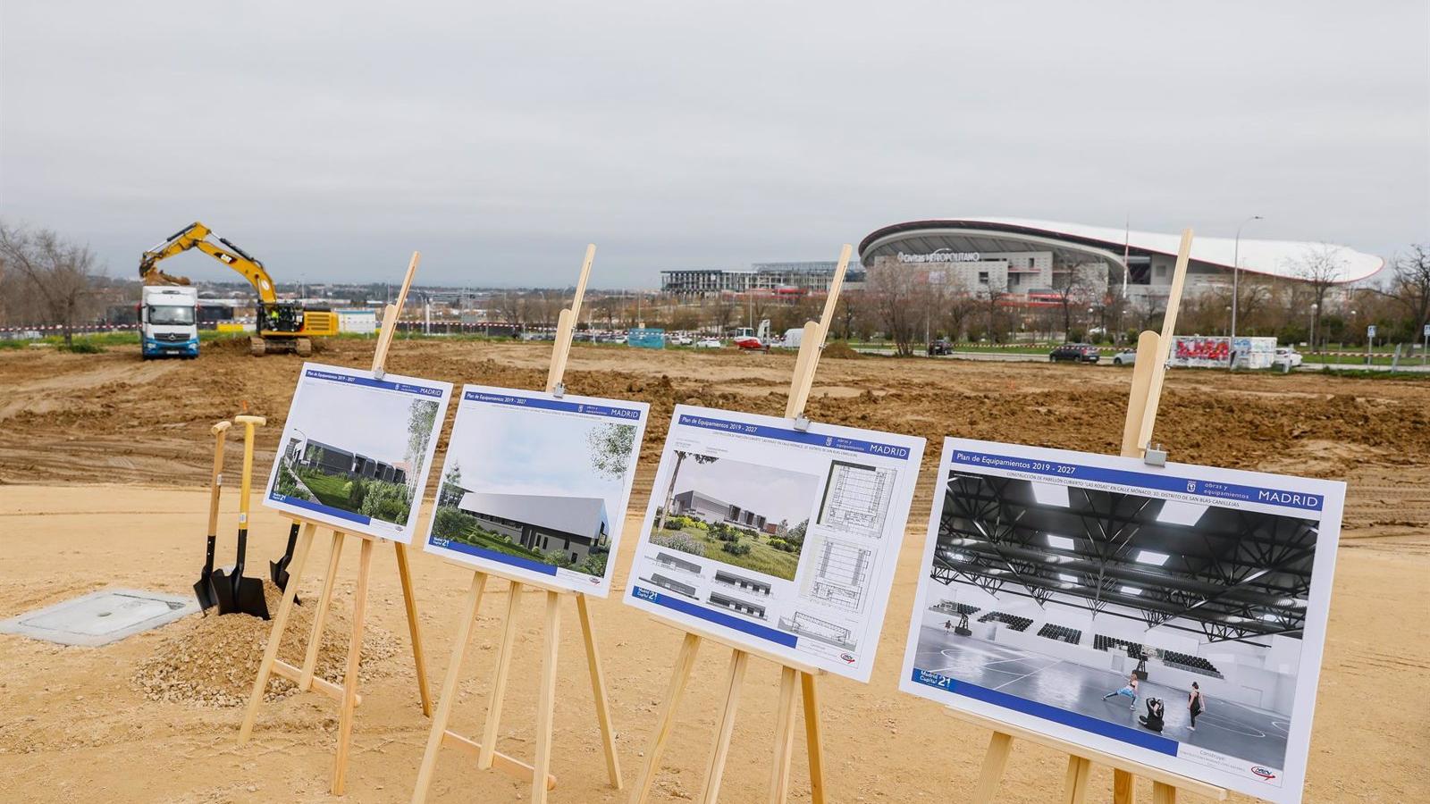 Las Rosas contará con una nuevo pabellón polideportivo frente al Metropolitano con una inversión de 12 millones