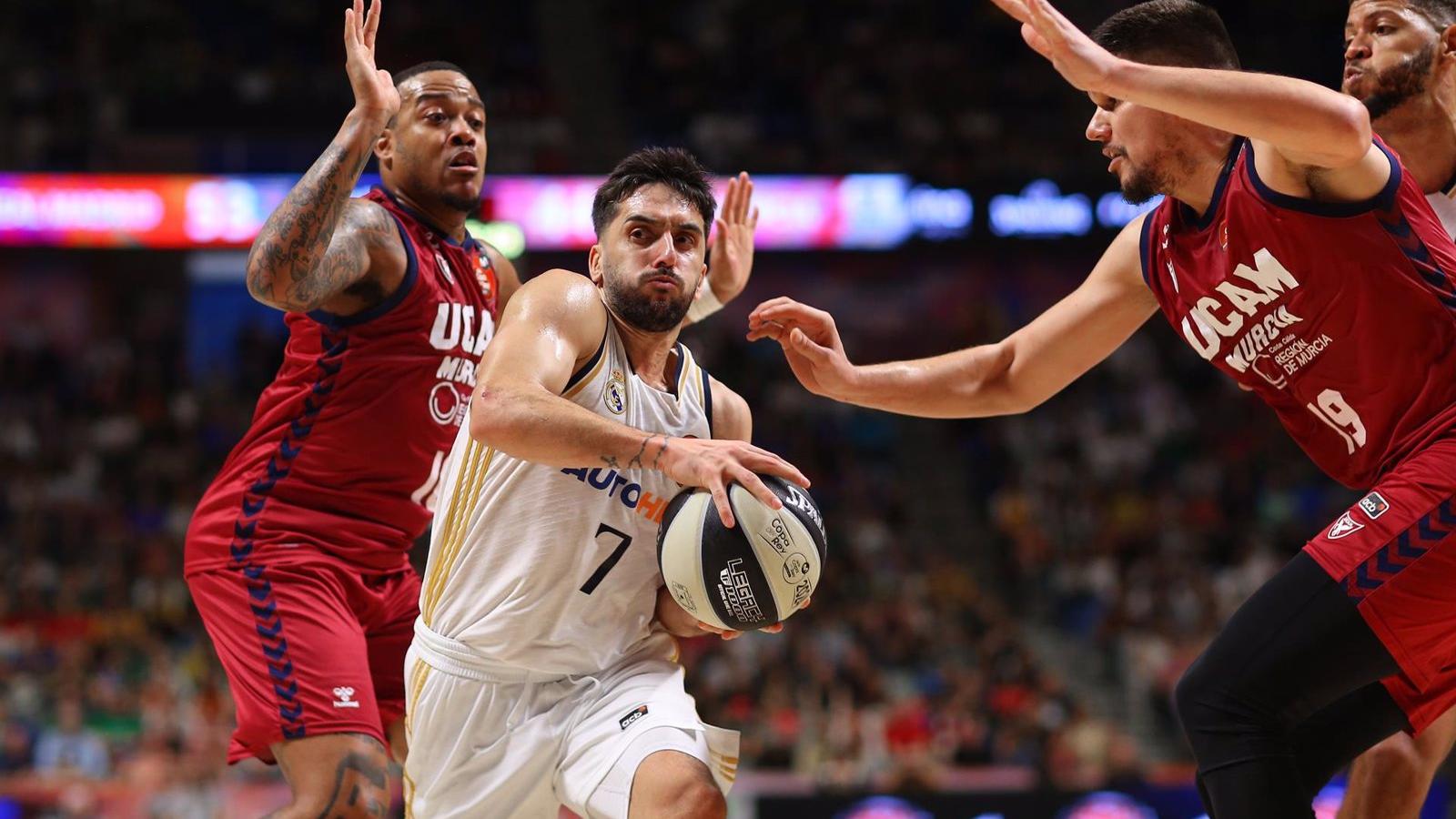 El Real Madrid elimina al UCAM Murica para avanzar a semifinales en la Copa del Rey 2024 de Baloncesto