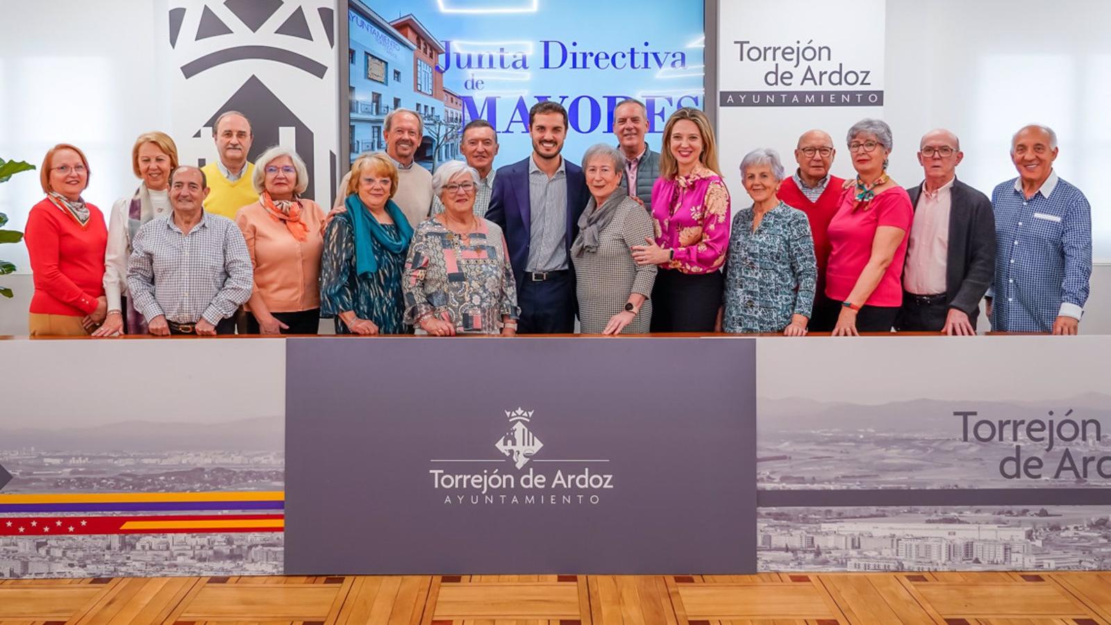 Mari Carmen González, reelegida presidenta de la nueva Junta Directiva de Mayores de Torrejón