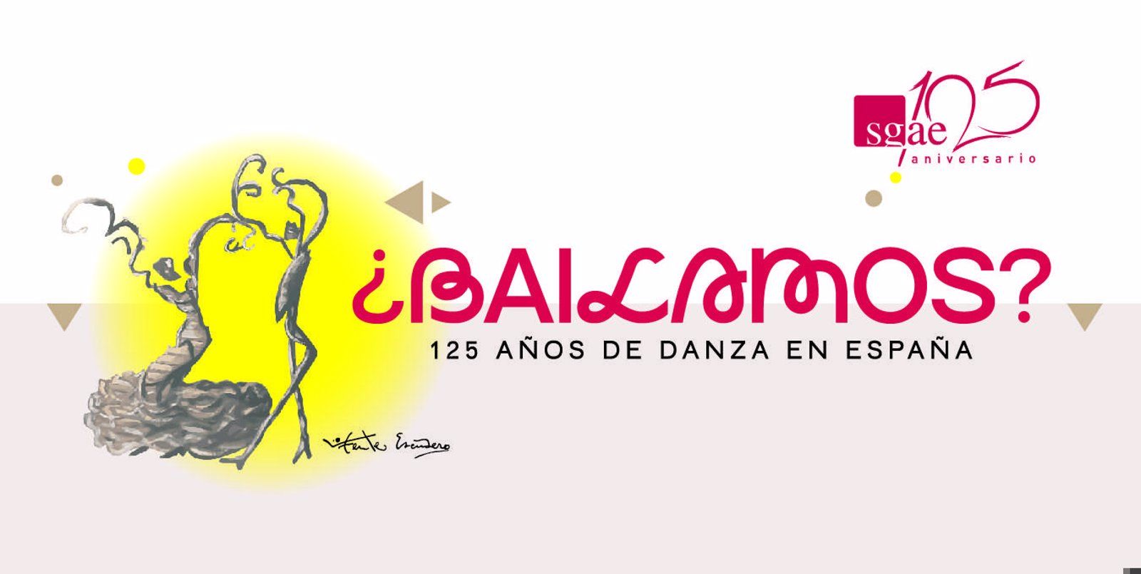 La SGAE expone el hasta 30 de abril una muestra sobre los 125 años de la historia de la danza en España con obras de Miró o Tàpies