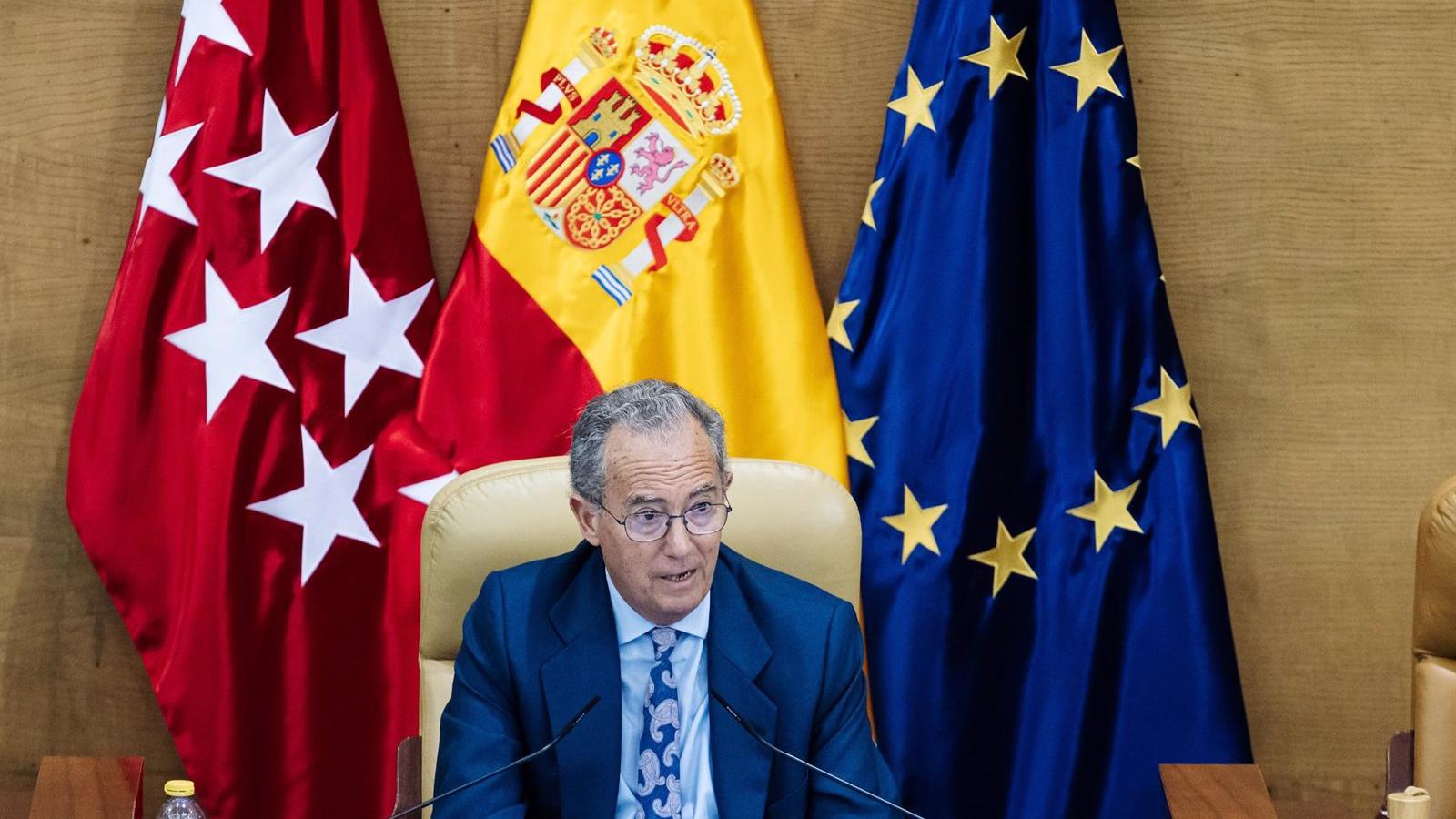 Rifirrafe entre el presidente de la Asamblea y Más Madrid por la gestión de las residencias