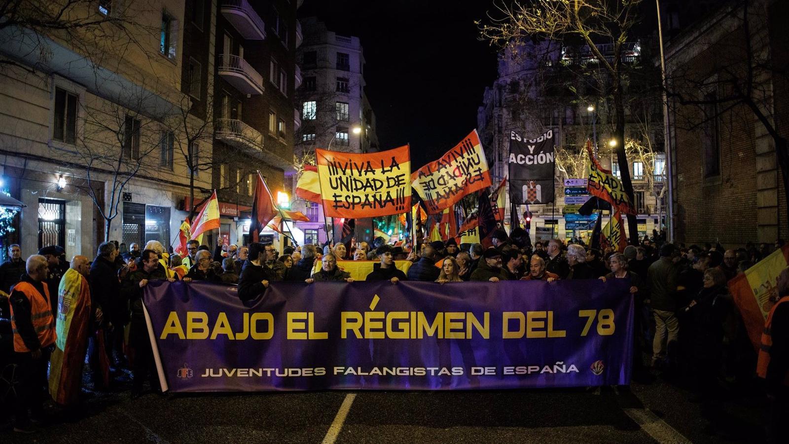 Las protestas en Ferraz contra Sánchez y la amnistía se saldaron con 84 detenidos y 367 sanciones