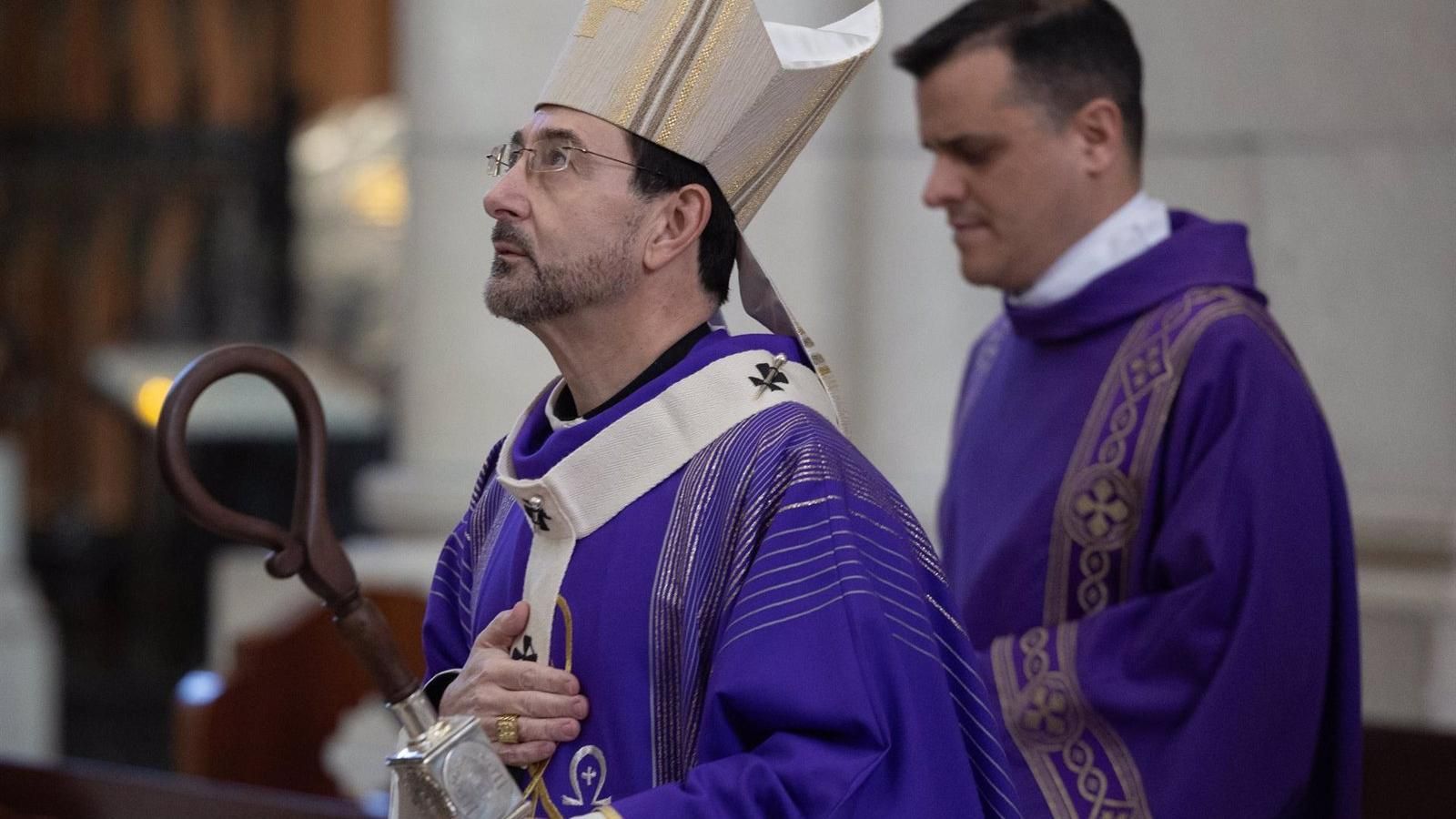 El cardenal Cobo en el funeral por el 11M