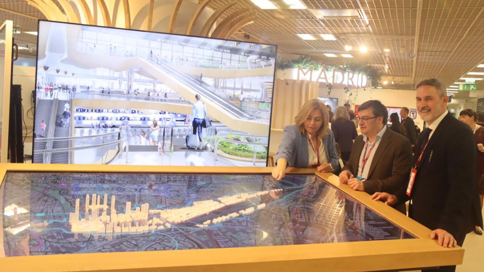 Sanz presenta Madrid Nuevo Norte en la feria MIPIM de Cannes