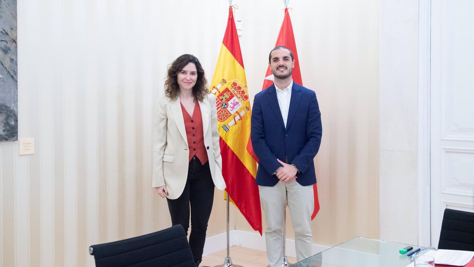 Díaz Ayuso se reúne con el alcalde de Torrejón para avanzar en proyectos comunes de la Comunidad y el Ayuntamiento