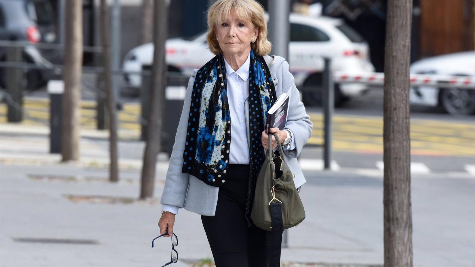 Aguirre defiende que "todo el mundo apoyaba" construir un Campus de la Justicia en Madrid