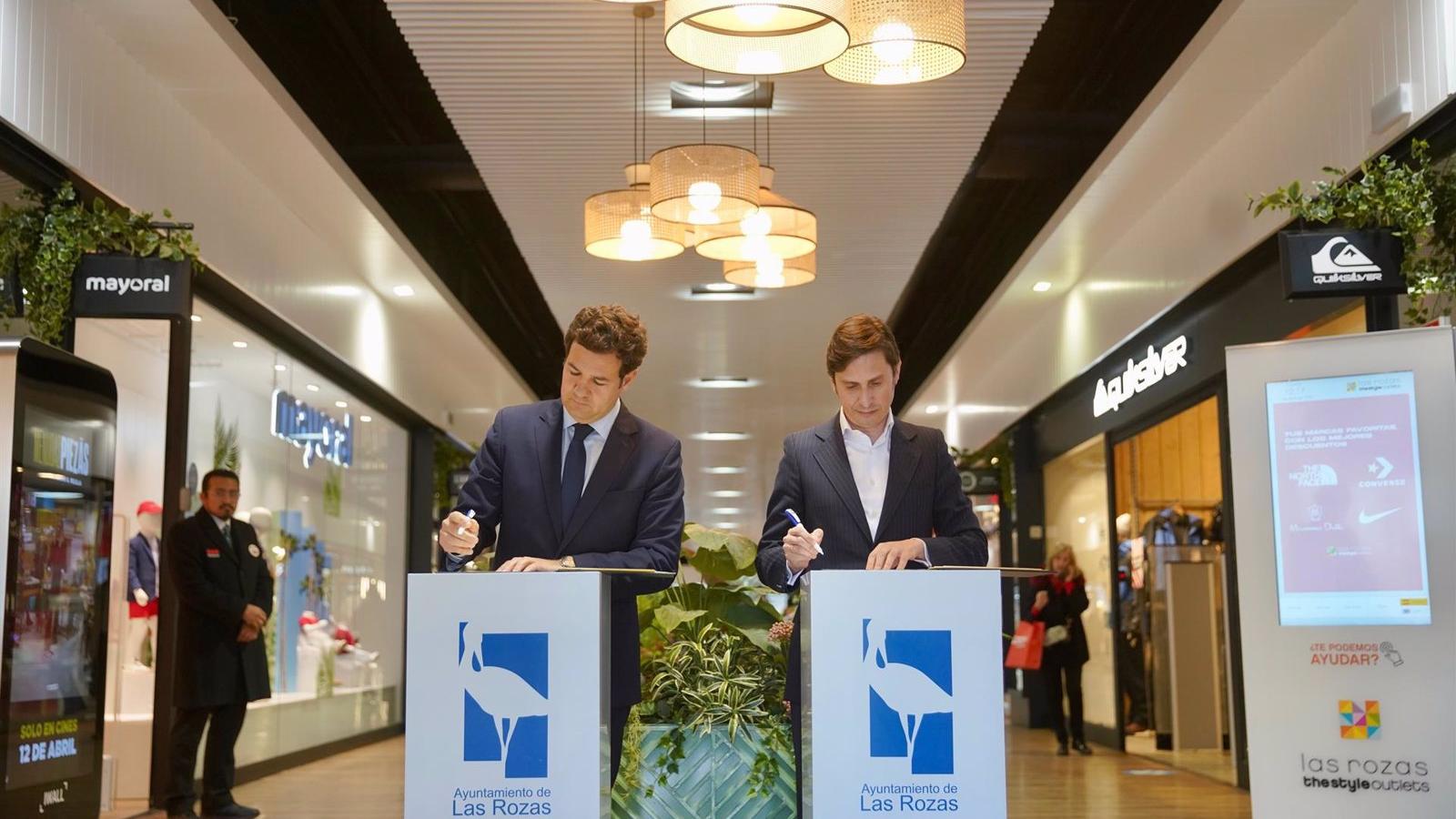 Las Rozas y The Style Outlets firman un convenio para colaborar en la promoción de la ciudad