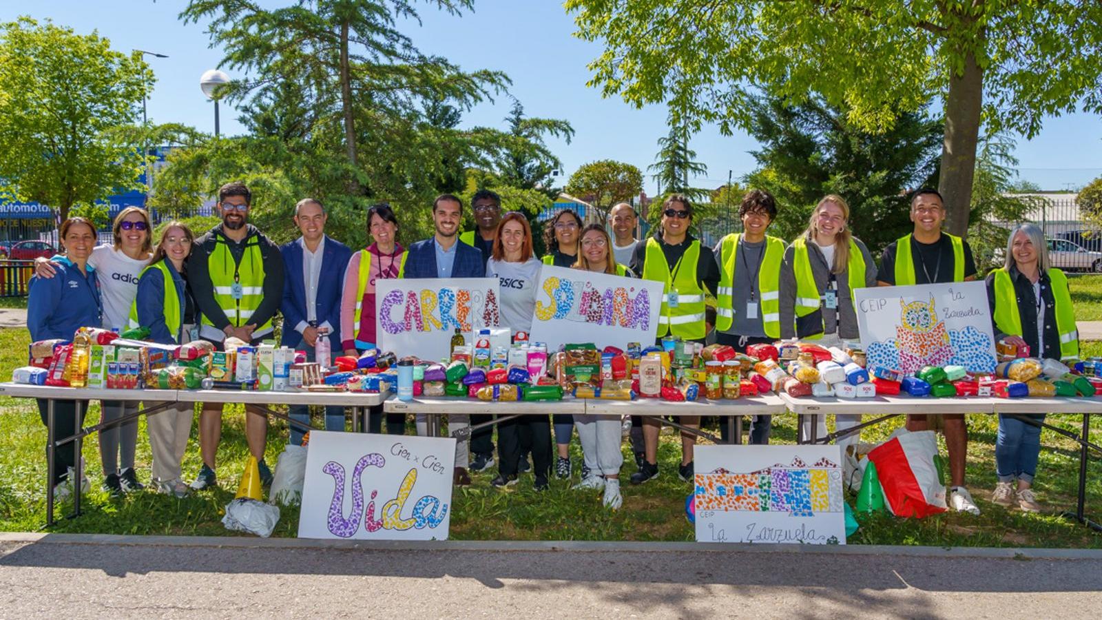 Escolares de Torrejón de Ardoz corren para ayudar a familias vulnerables