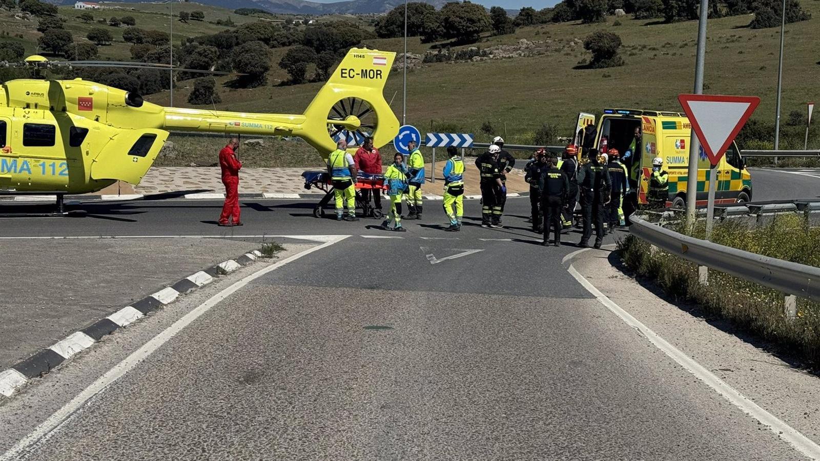 Un trabajador resulta gravemente herido en un accidente laboral en Colmenar Viejo