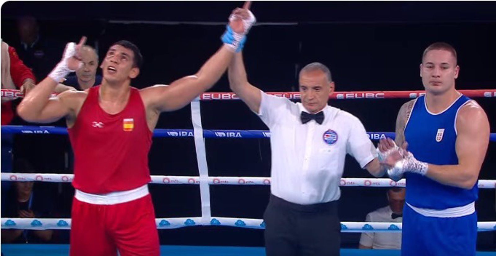 Boxeo.- El boxeador español Ayoub Ghadfa Drissi, campeón de Europa del peso superpesado